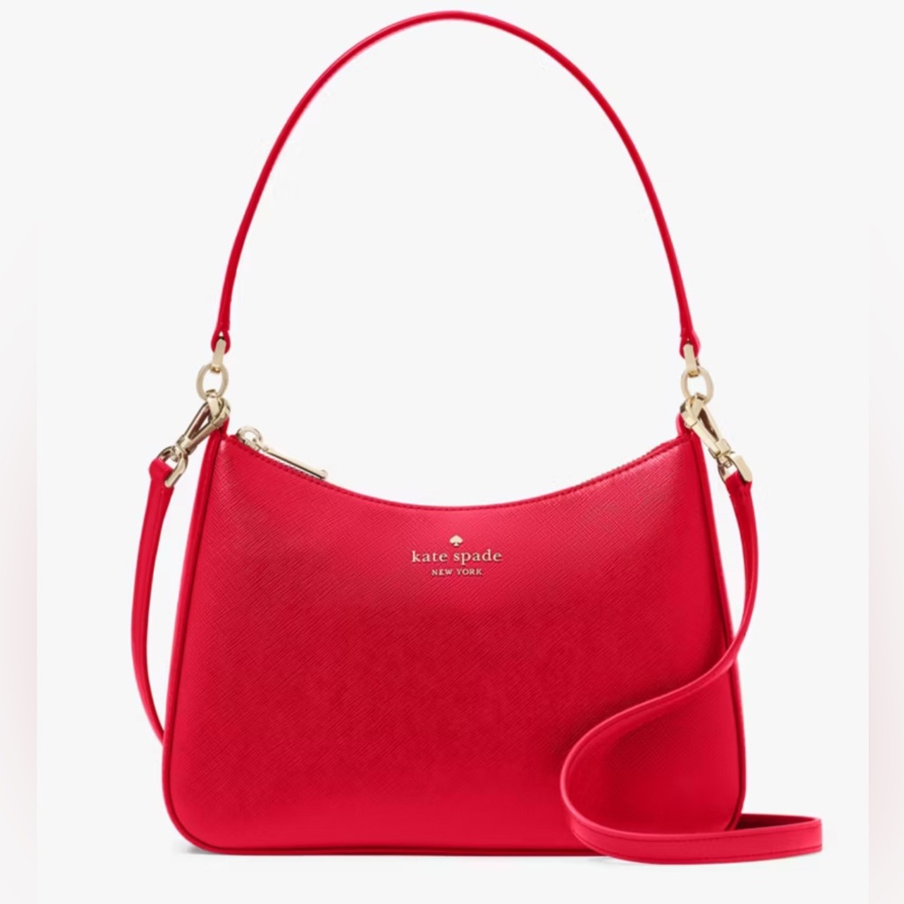 NEW Kate Spade - Madison Convertible Shoulder Bag- color: Ruby red